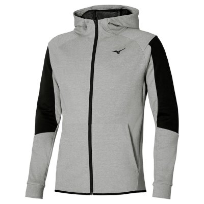 Cazadoras Mizuno Athletics RB Sweat Hombre - Grises - Chile M782XECLJP